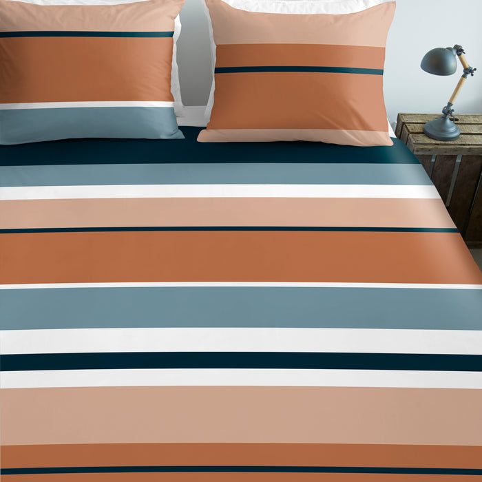 Ambiante Andy Dekbedovertrek 240 x 200/220 cm - Blauw