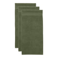 Beddinghouse Sheer Handdoek 50 x 100 cm - Olijfgroen - Set van 3