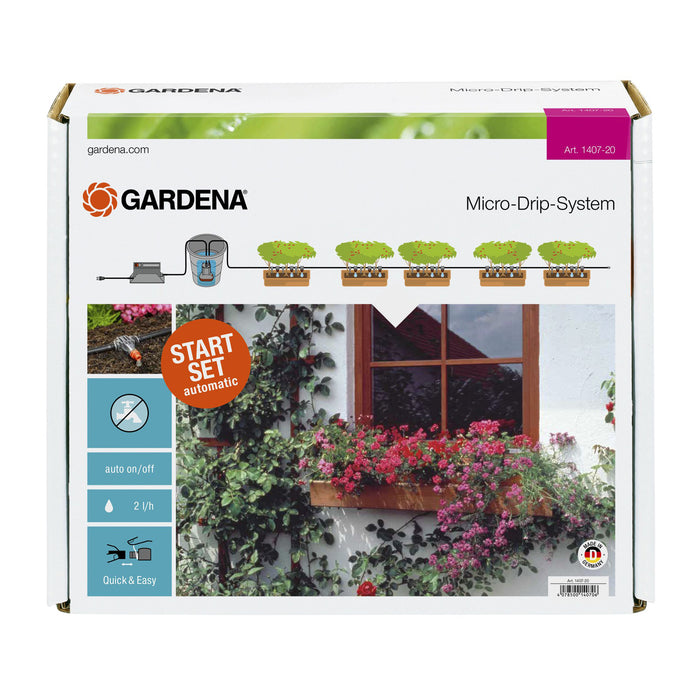 Gardena MicroDrip Volautomatische bloembakbesproeiing