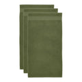 Beddinghouse Sheer Handdoek 60 x 110 cm - Olijfgroen - Set van 3