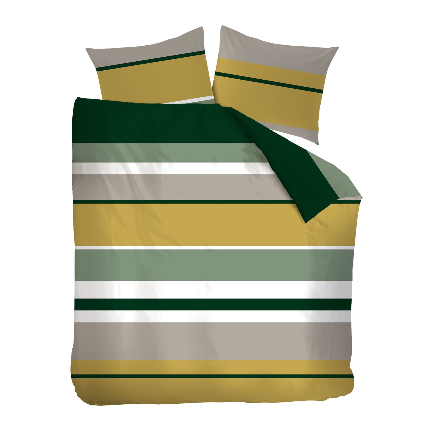 Ambiante Andy Dekbedovertrek 240 x 200/220 cm - Groen