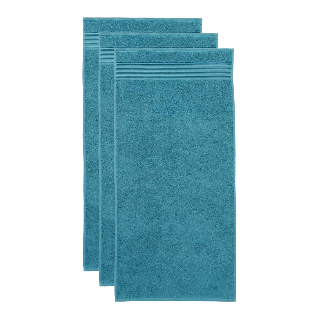 Beddinghouse Sheer Handdoek 50 x 100 cm - Petrol - Set van 3