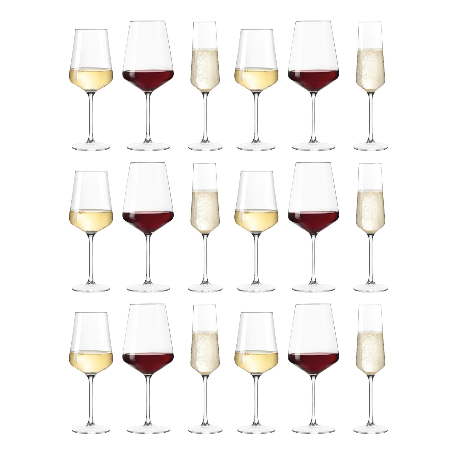 Leonardo Puccini Wijnglazenset 18-delig