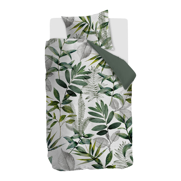 Ambiante Eleni Dekbedovertrek 140 x 200/220 cm - Groen