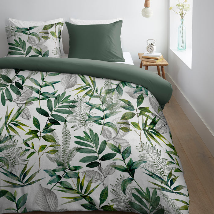 Ambiante Eleni Dekbedovertrek 140 x 200/220 cm - Groen