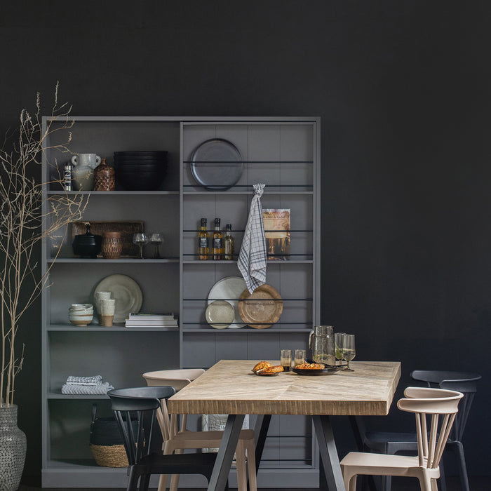 Woood Tablo Eettafel 200 x 90 - Bruin Visgraat