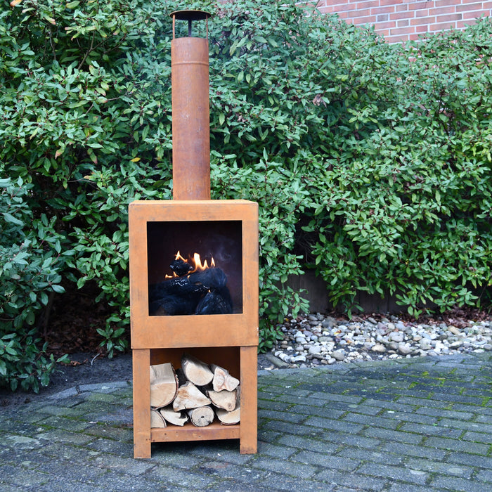 Esschert Terraskachel Houtopslag