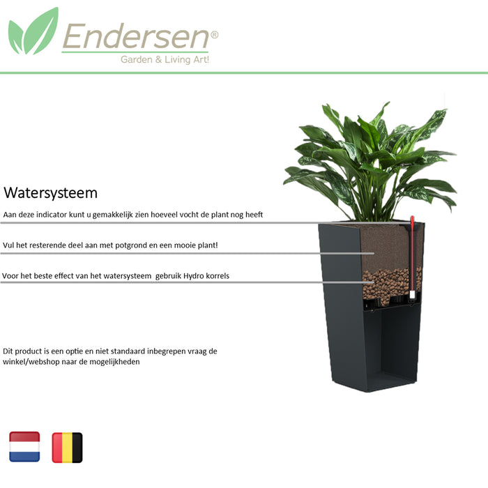 Endersen Venetië Lux GoGreen Bloembak H 46,5 cm