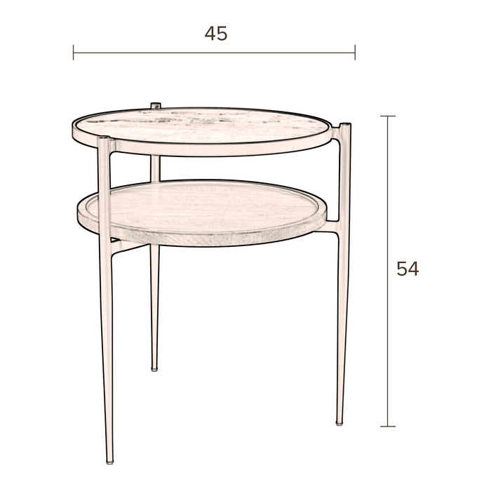 Dutchbone Bella Bijzettafel