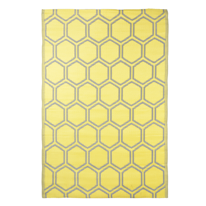 Esschert Buiten vloerkleed Honingraat