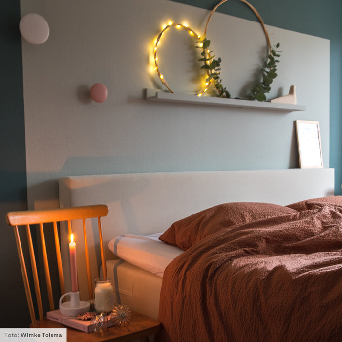 Crisp Sheets Dekbedovertrek 200 x 220 cm - Terracotta