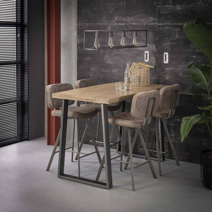 Duverger® Massive Mango - bartafel - blank antiek - trapeziumvormig me