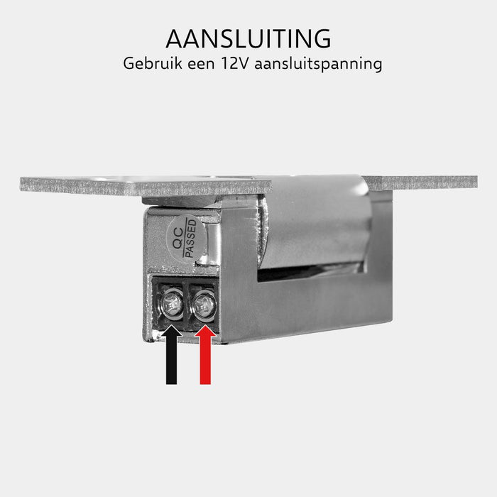 ELRO DL6000P Elektrische Deuropener met Schootplaat - 12V