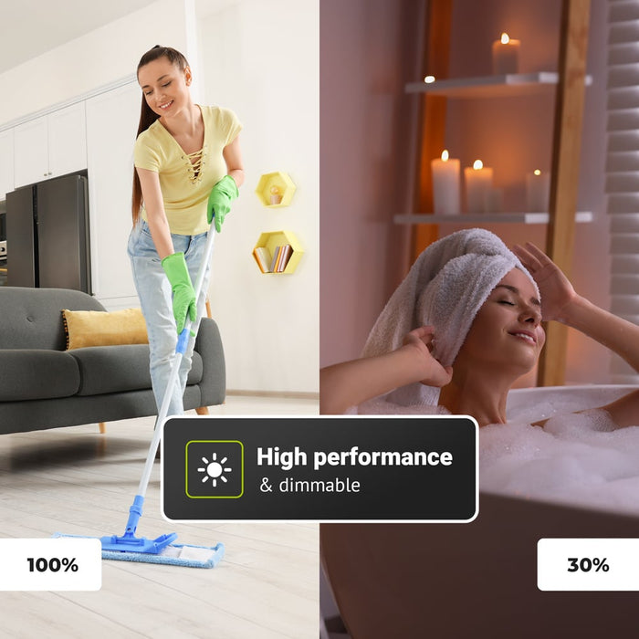 HOFTRONIC 6x Napels - LED Inbouwspots Badkamer IP65 Zilver