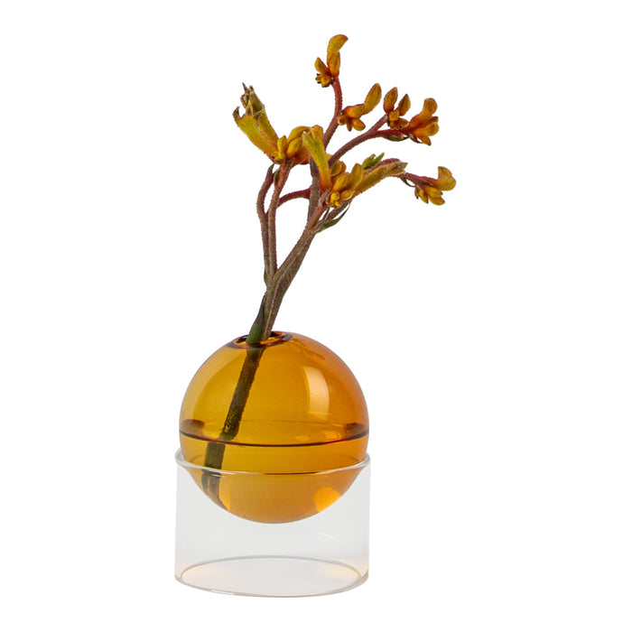 Studio About Standing Flower Bubble Vaas - Amber