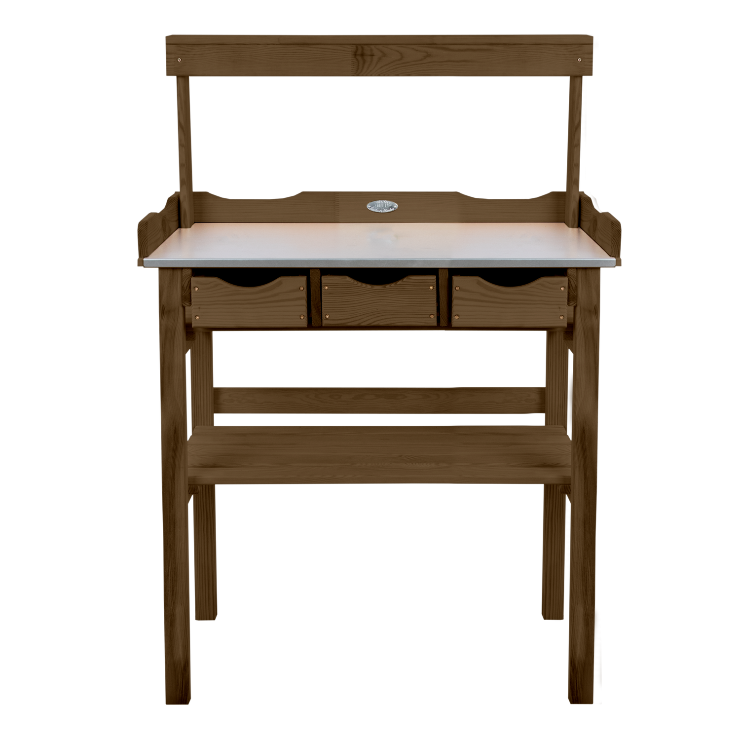 Esschert Oppottafel Met Opzetstuk - Bruin