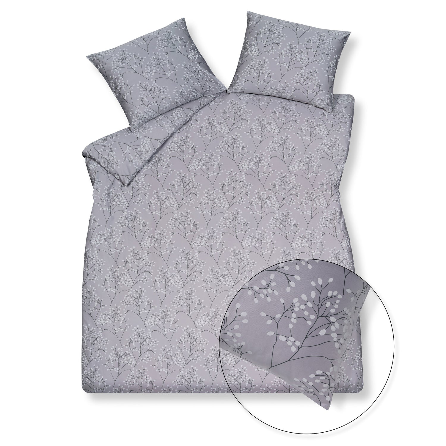 Vandyck Dekbedovertrek PURE 51 Steelgrey 240x220 cm (satijnkatoen)