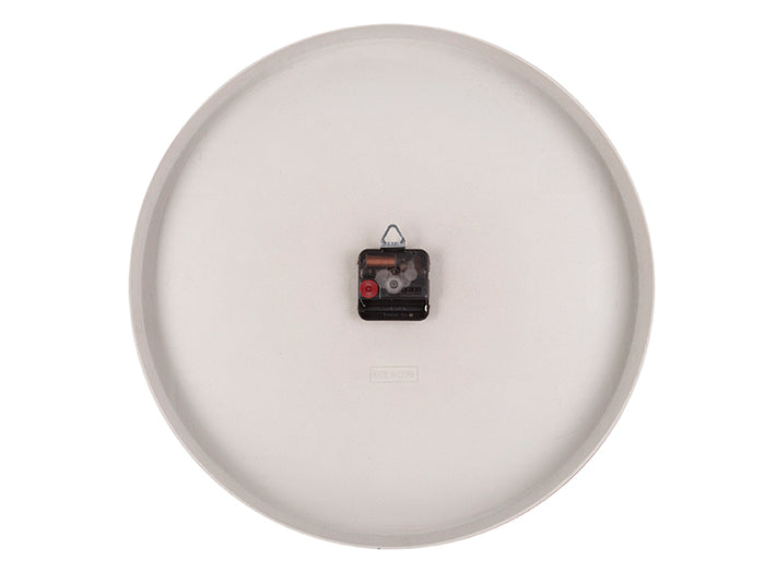 Karlsson - Wandklok On The Edge -  Wit met chromen wijzers - Ø42cm