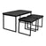 Dutchbone Winston Salontafel - Set van 3 - Zwart