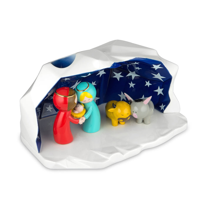 Alessi Happy Eternity Baby Porseleinen Kerststal