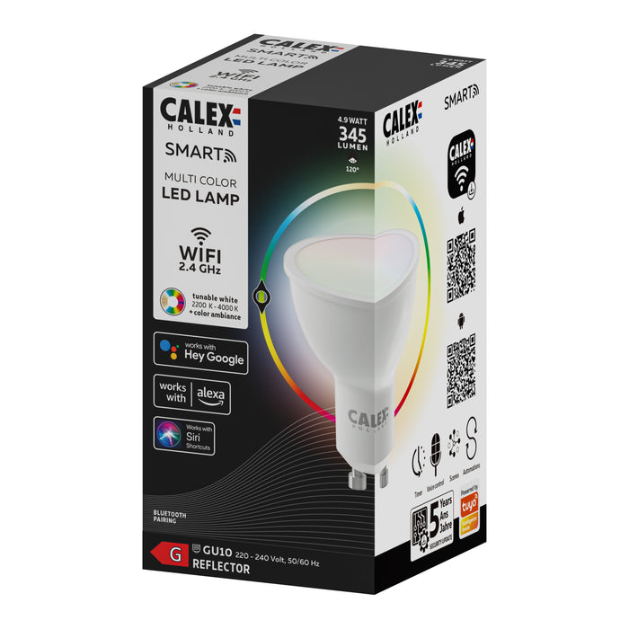 Calex Smart LED GU10 RGB 13 cm Reflectorlamp
