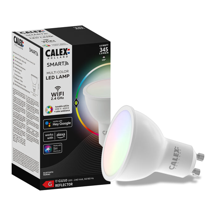 Calex Smart LED GU10 RGB 13 cm Reflectorlamp