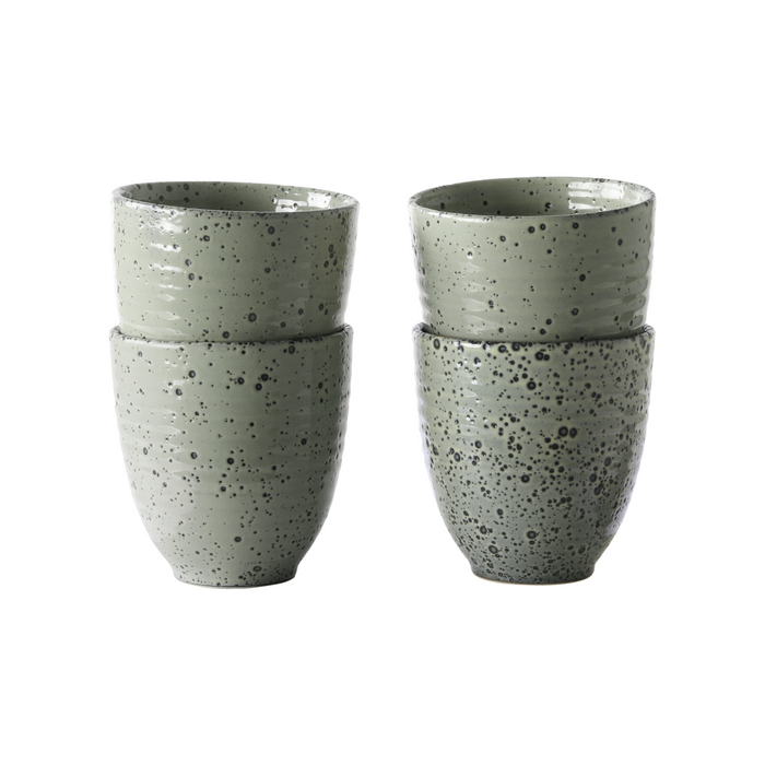 HKliving Gradient Ceramics Mok Set van 4