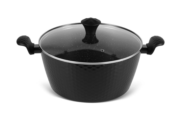 Edenberg Black Line - 15-delige Luxe Pannenset van Gesmeed Aluminium