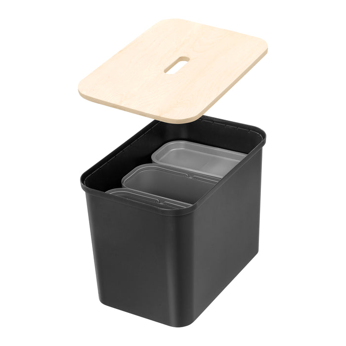 Orthex Smart Collect Afvalscheider - Zwart