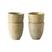 HKliving Gradient Ceramics Mok Set van 4