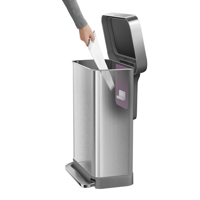 Simplehuman Rectangular Liner Pocket Pedaalemmer 55 Liter