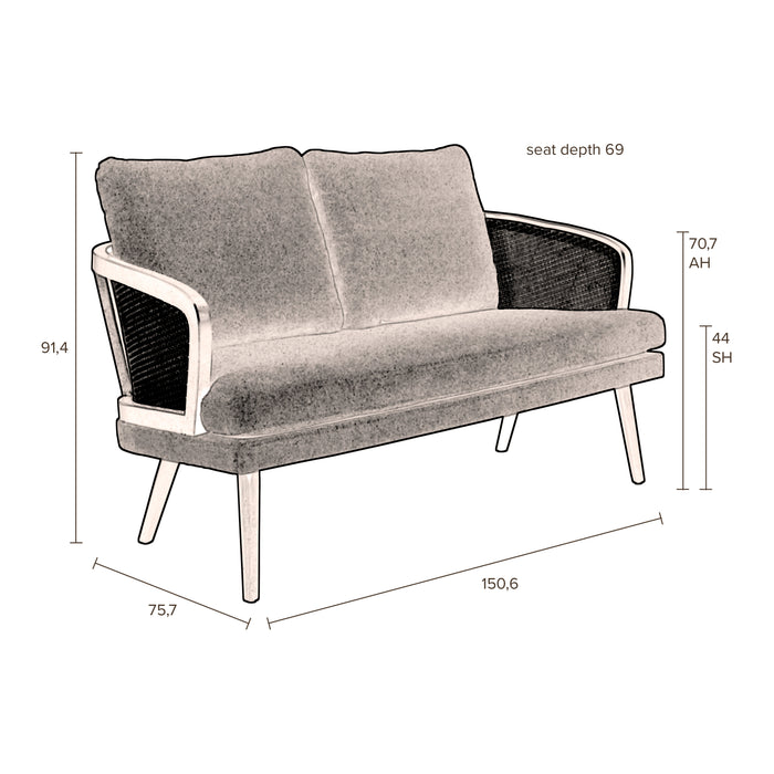 Dutchbone Manou Bank