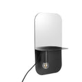 Leitmotiv Plate Wandlamp Met Spiegel