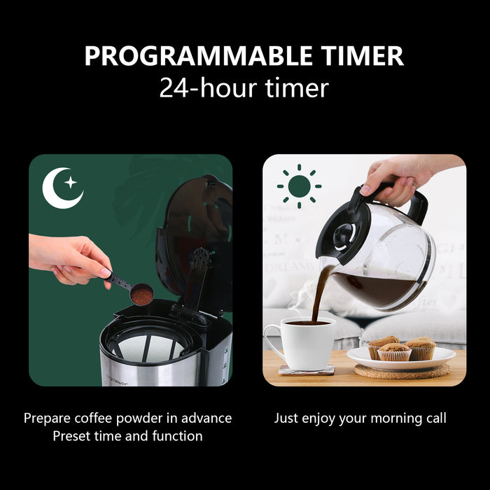 Aigostar Benno 30QUJ - Filter-Koffiezetapparaat