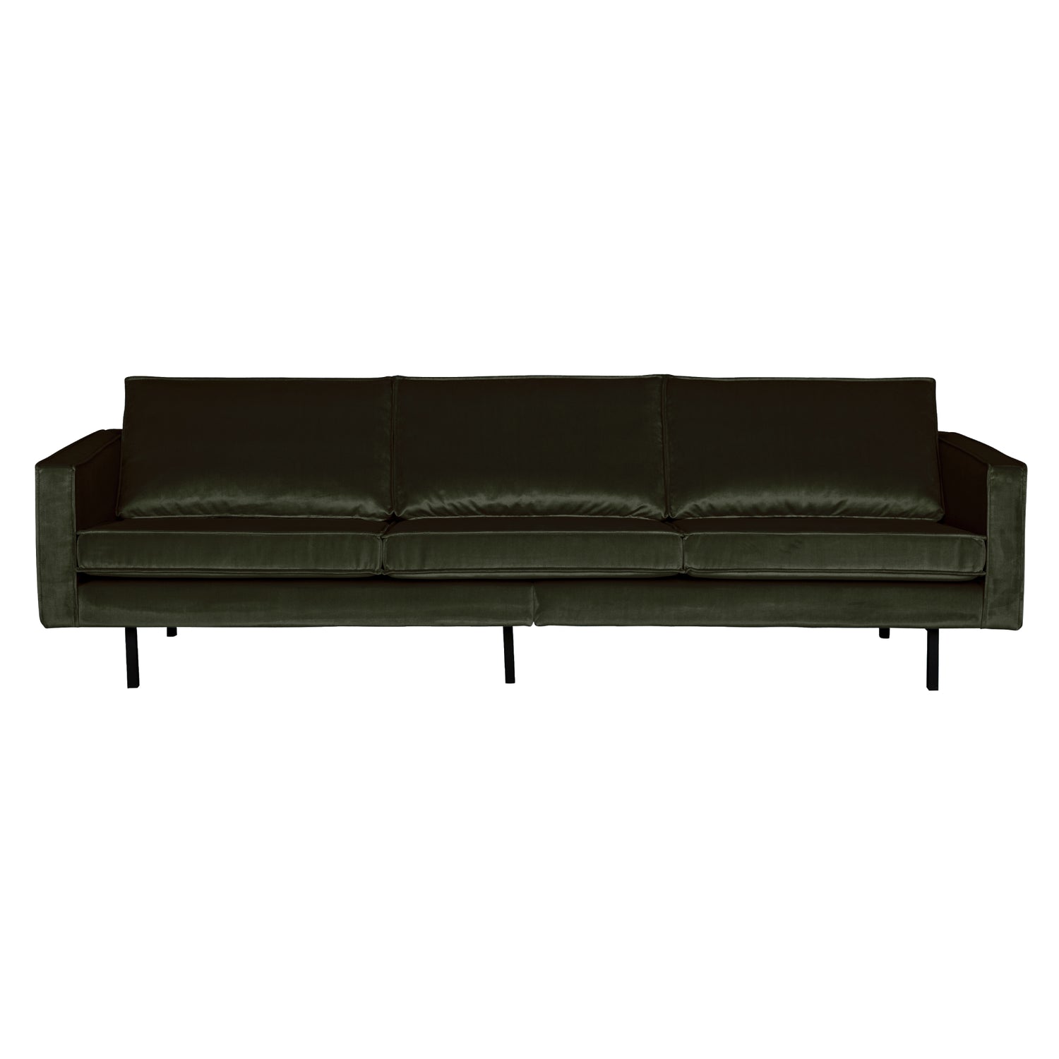 WOOOD Rodeo 3-zitsbank - Velvet -  Green Hunter