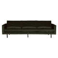 WOOOD Rodeo 3-zitsbank - Velvet -  Green Hunter