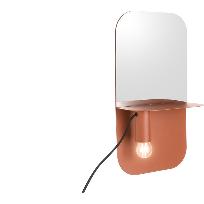 Leitmotiv Plate Wandlamp Met Spiegel