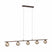 Paul Neuhaus Hanglamp GRETA Roest 5 Lichts