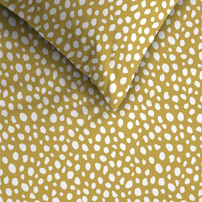 Ambiante Harley Dekbedovertrek 140 x 220 cm - Geel