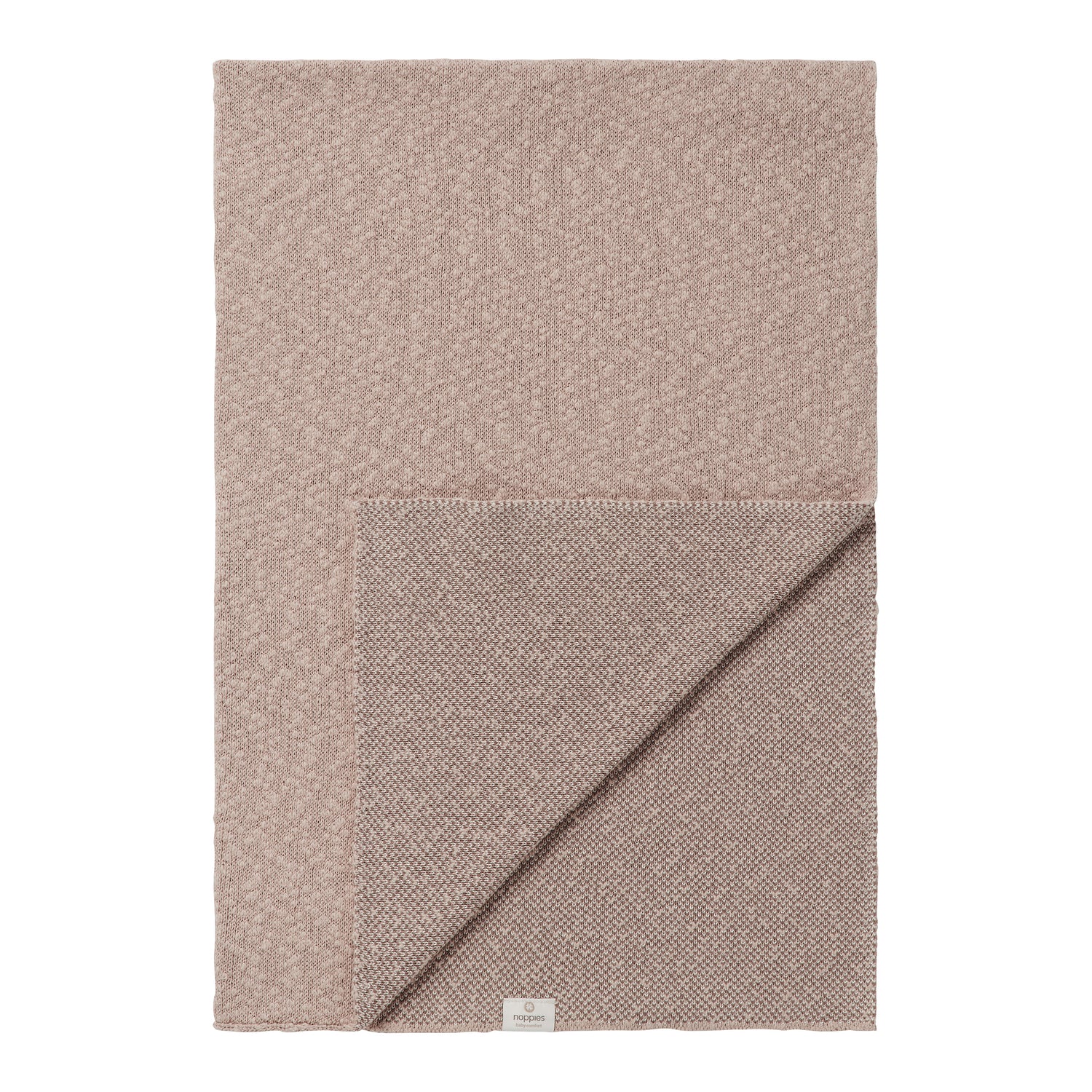 Noppies Melange Knit Ledikantdeken - Oxford Tan
