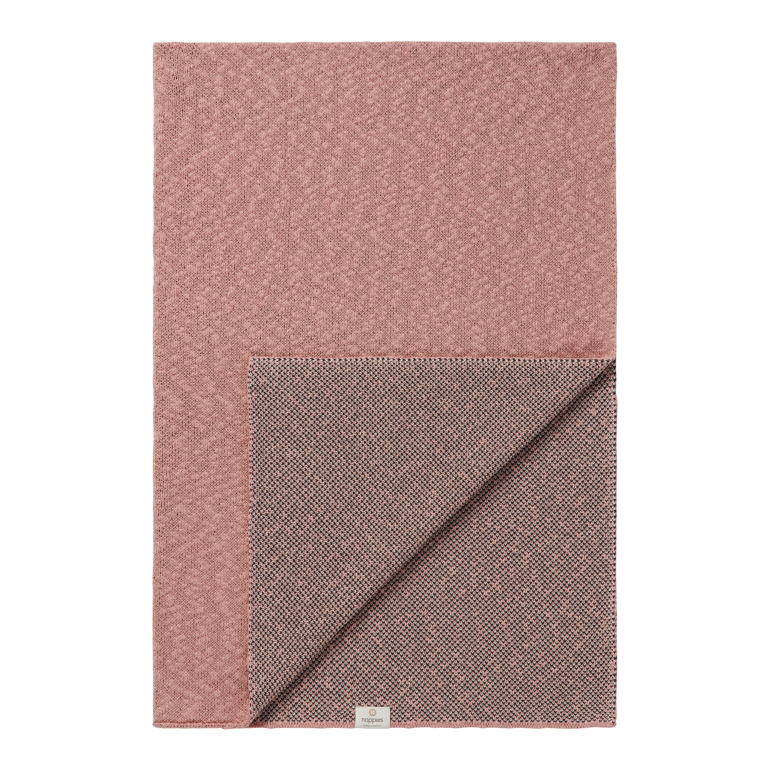 Noppies Melange Knit Ledikantdeken - Misty Rose
