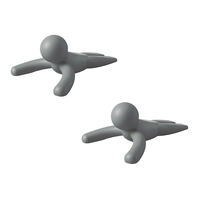 Umbra Buddy Deurstopper Charcoal - 2 stuks