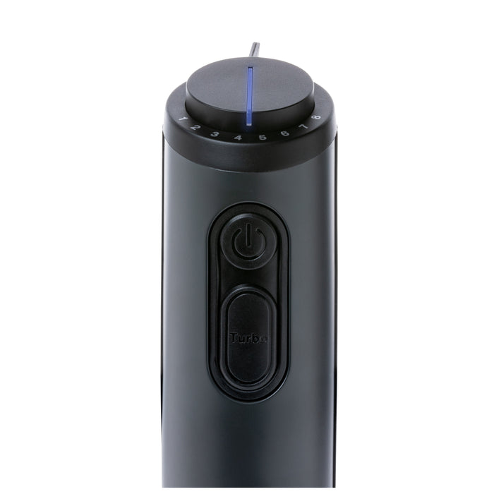 Brabantia D8-4GY Staafmixer - Ijscrusher - 8 snelheden - Grijs