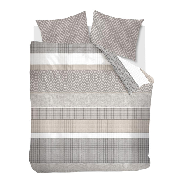 Ambiante Helge Dekbedovertrek 200 x 220 cm - Grijs