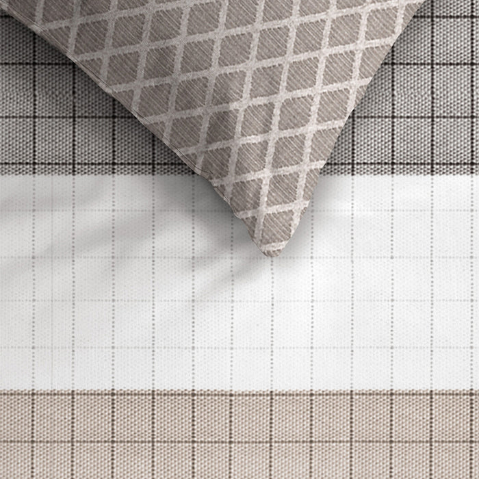 Ambiante Helge Dekbedovertrek 200 x 220 cm - Grijs