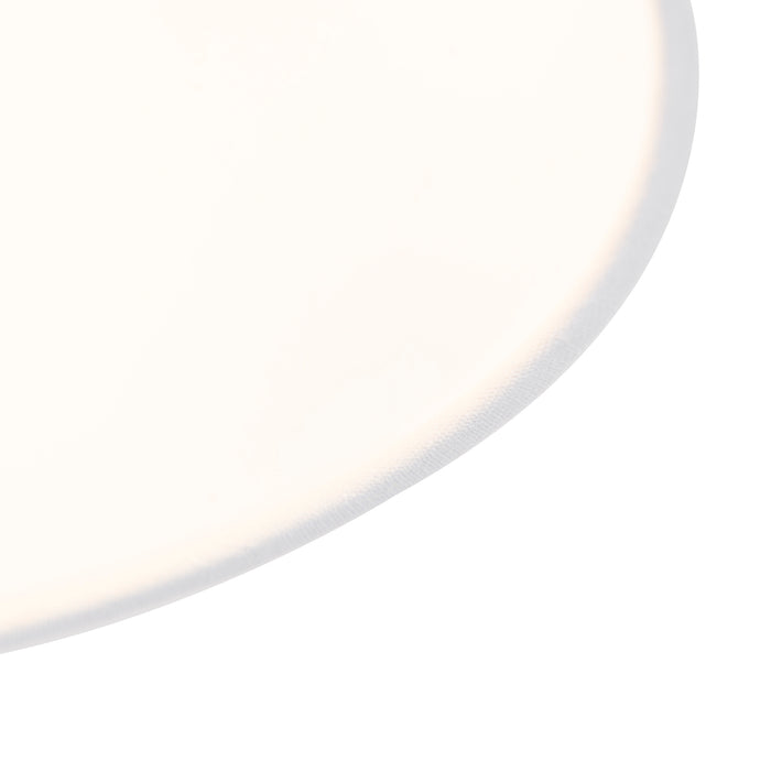 QAZQA Moderne plafondlamp met witte kap 25 cm - Combi