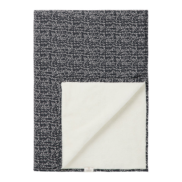 Noppies Teddy Fancy Dot Ledikantdeken - Forged Iron