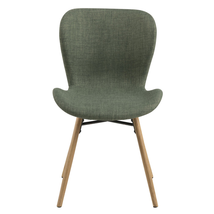 by fonQ basic Tough Eetkamerstoel - Textiel - Groen