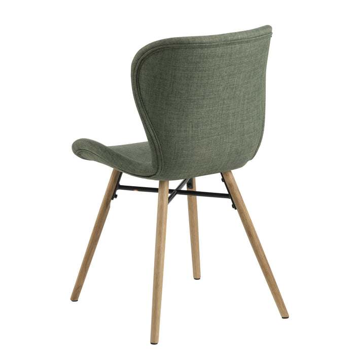 by fonQ basic Tough Eetkamerstoel - Textiel - Groen