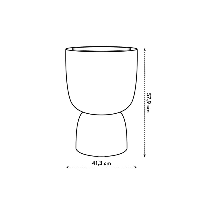 elho Pure Coupe Bloempot Ø 41 cm - Black